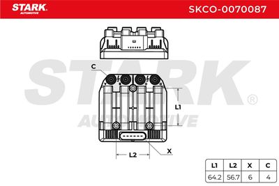запалителна бобина STARK SKCO-0070087