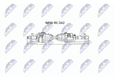 Hnací hřídel NTY NPW-RE-042