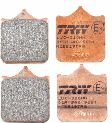 BREMSBELAGSATZ SCHEIBENBREMSE TRW MCB829TRQ