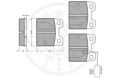 SET PLACUTE FRANA FRANA DISC OPTIMAL 9847 1