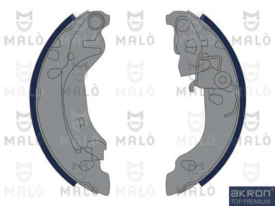 AKRON-MALÒ 1390076 Ремкомплект барабанных колодок  для FIAT PANDA (169_) 1.2 (169AXF2A, 169AXF1A)