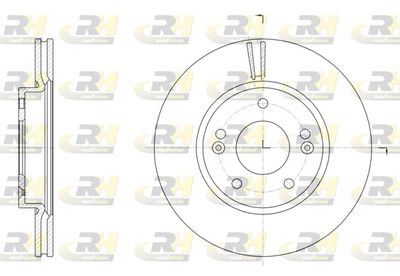 спирачен диск ROADHOUSE 61507.10