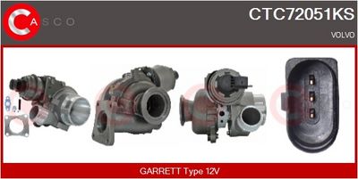 COMPRESOR SISTEM DE SUPRAALIMENTARE CASCO CTC72051KS