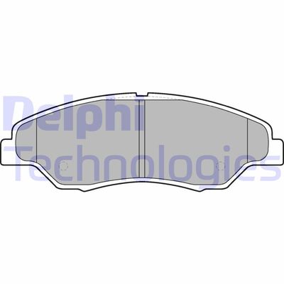 Комплект тормозных колодок, дисковый тормоз DELPHI LP1634 для KIA RETONA