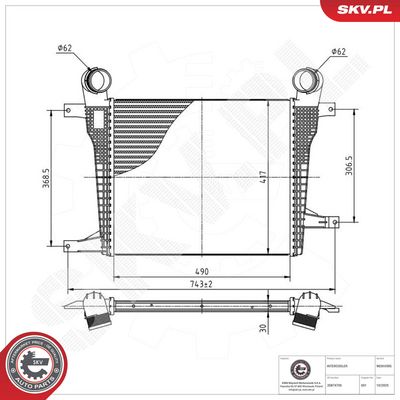 Chladič turba ESEN SKV 98SKV095
