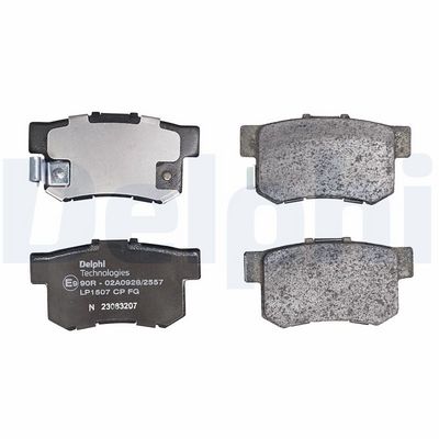 Brake Pad Set, disc brake LP1507