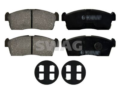 Комплект тормозных колодок, дисковый тормоз SWAG 84 91 6740 для PEUGEOT ION