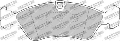 комплект спирачно феродо, дискови спирачки FERODO RACING FDS1067
