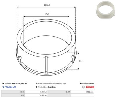 CAPAC PROTECTOR ALTERNATOR AS-PL ABEC0002BOSCH 1