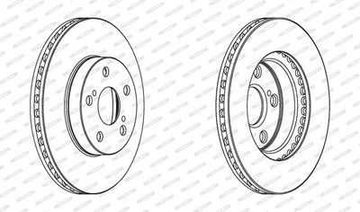 BREMSSCHEIBE FERODO DDF1886C