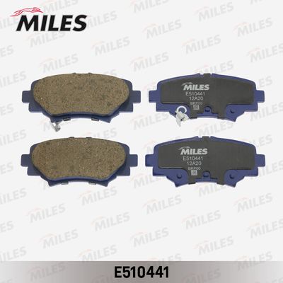 Комплект тормозных колодок, дисковый тормоз MILES E510441 для MAZDA 3