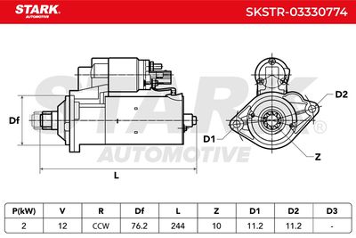 стартер STARK SKSTR-03330774