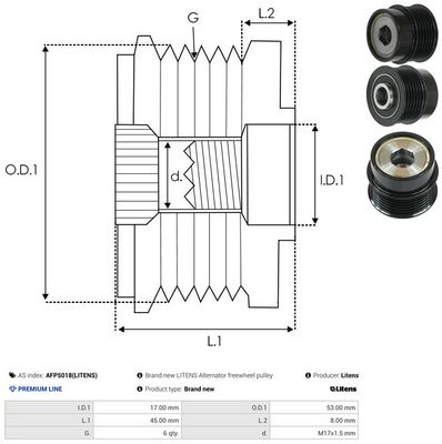 SISTEM ROATA LIBERA GENERATOR AS-PL AFP5018LITENS 3