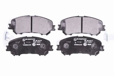 Комплект тормозных колодок, дисковый тормоз 8DB 355 021-861