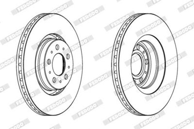 BREMSSCHEIBE FERODO DDF1426C1 1