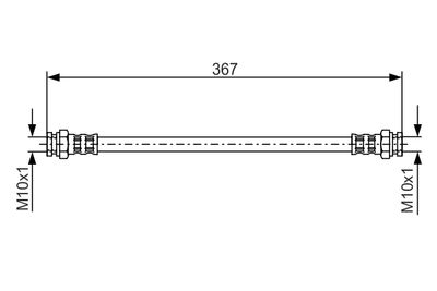 BREMSSCHLAUCH BOSCH 1987481347 4