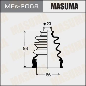 Комплект пыльника, приводной вал MASUMA MFs-2068 для TOYOTA PROGRES