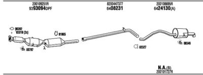 Układ wydechowy WALKER REK005861A