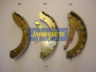 JAPANPARTS Stabdžių trinkelių komplektas