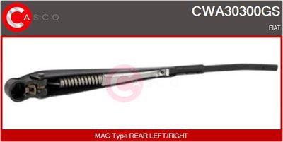 Рычаг стеклоочистителя, система очистки окон CASCO CWA30300GS для FIAT PANDA