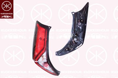 задни светлини KLOKKERHOLM 81020703A1