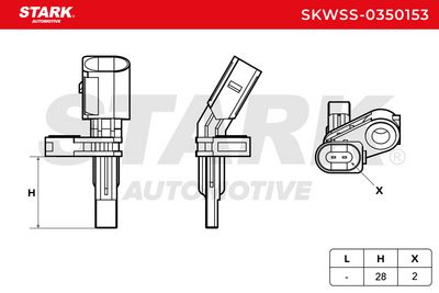 датчик, обороти на колелото STARK SKWSS-0350153