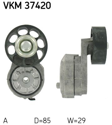 Rolka napinacza, pasek klinowy wielorowkowy SKF VKM 37420