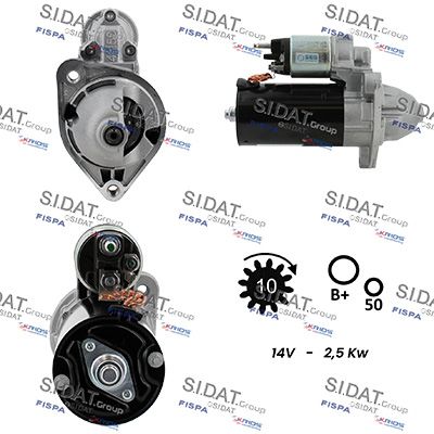 FISPA Startmotor / Starter (S12BH0953)