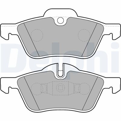 Brake Pad Set, disc brake LP1657