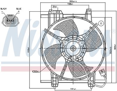 VENTILATOR RADIATOR NISSENS 85494 5