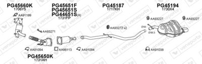 ABGASANLAGE VENEPORTE 450762