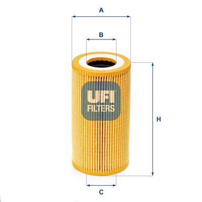 Масляный фильтр UFI 25.165.00 для PORSCHE CARRERA