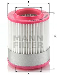 MANN-FILTER C 1652/1 Воздушный фильтр  для AUDI A8 (Ауди А8)