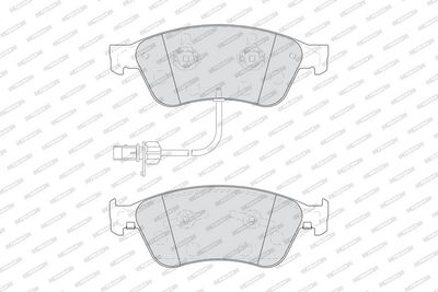 BREMSBELAGSATZ SCHEIBENBREMSE FERODO FDB1832 1