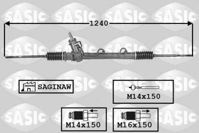 SASIC 7006077 Насос гідропідсилювача керма 
