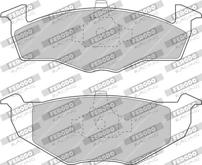 комплект спирачно феродо, дискови спирачки FERODO RACING FCP1054H
