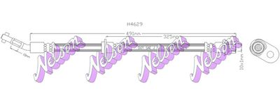 KAWE H4629 Тормозной шланг для TOYOTA AVENSIS (_T22_) 2.0 (ST220_) KAWE H4629 Тормозной шланг для TOYOTA AVENSIS (_T22_) 2.0 (ST220_)