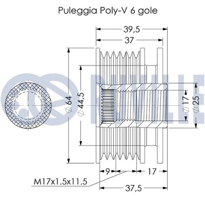 SISTEM ROATA LIBERA GENERATOR RUVILLE 542671 1