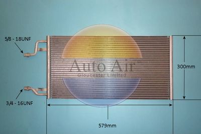Condenser, air conditioning Auto Air Gloucester 16-0094