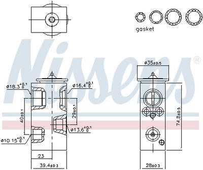 SUPAPA EXPANSIUNE CLIMA NISSENS 999567 5