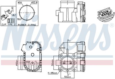 DROSSELKLAPPENSTUTZEN NISSENS 955120 6