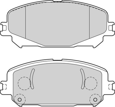 BREMSBELAGSATZ SCHEIBENBREMSE VALEO 302743 1