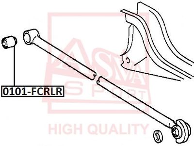 Подвеска, рычаг независимой подвески колеса ASVA 0101-FCRLR для TOYOTA PORTE