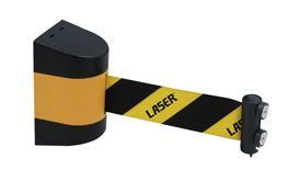 Laser Tools Wall Mounted Magnetic Retractable Barrier 5m x 48mm