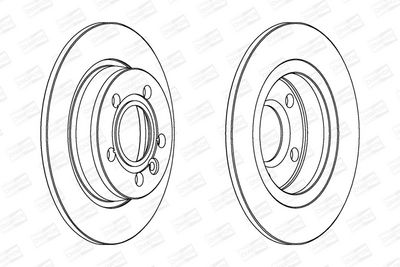 BREMSSCHEIBE CHAMPION 562057CH 1