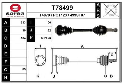 ANTRIEBSWELLE EAI T78499