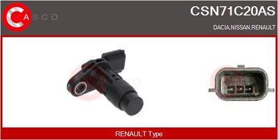 SENZOR IMPULSURI ARBORE COTIT CASCO CSN71C20AS