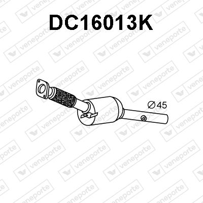 Катализатор VENEPORTE DC16013K для RENAULT DUSTER