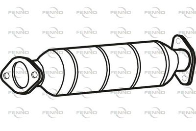 Filtr sadzy / filtr cząstek stałych, układ wydechowy FENNO 2899027260