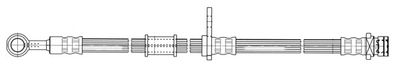 CEF 512503 Тормозной шланг  для HONDA NSX (Хонда Нсx)